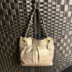vintage COACH  Ashley bronze metallic leather hobo bag